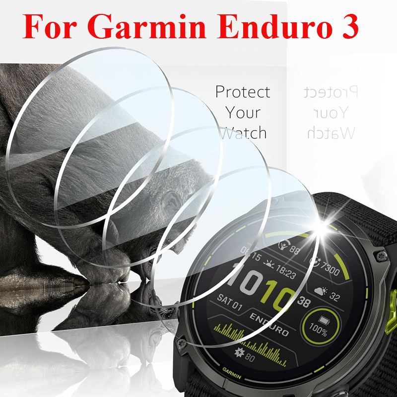 Garmin Smartwatch Accessories - أفلام زجاجية مقواة لساعة Garmin Enduro