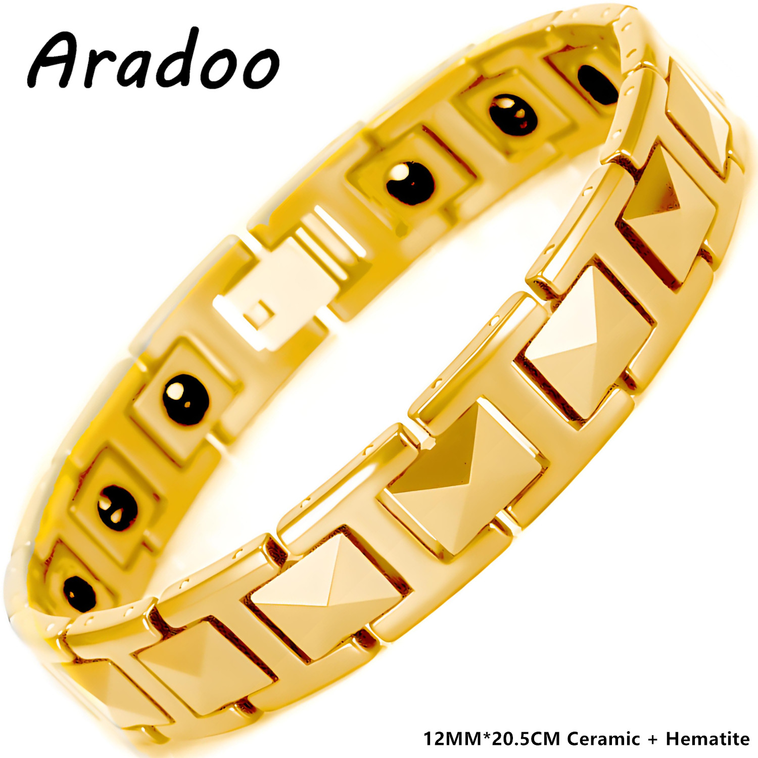 Ceramic Link Bracelet - سوار ARADOO من السيراميك الفاخر للرجال