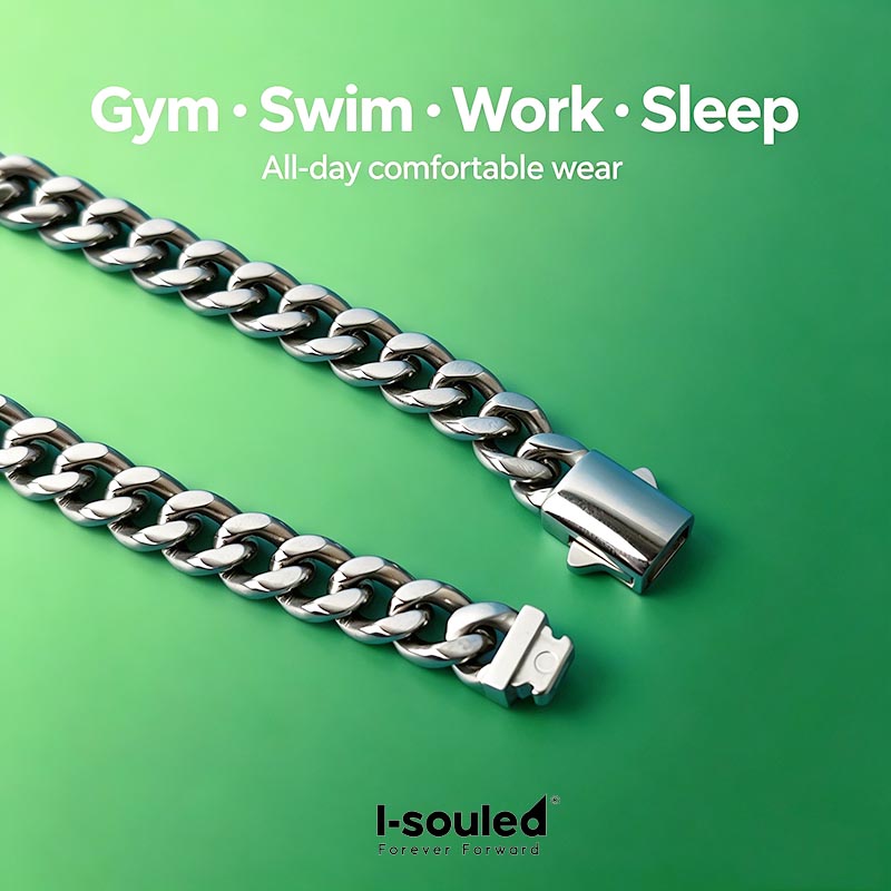 سوار من التيتانيوم الصلب بسمك  - مراجعة Ceramic Link Bracelet وسعره