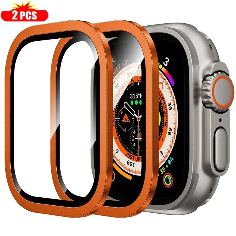 2 قطعة إطار معدني من التيتانيو - مراجعة Smartwatch Straps & Accessories وسعره