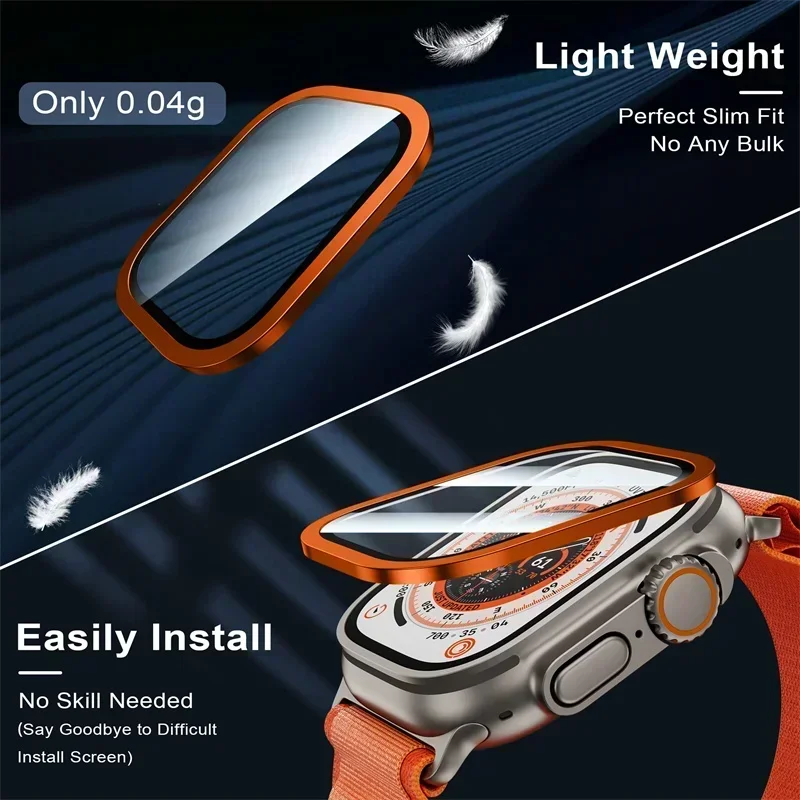 2 قطعة إطار معدني من التيتانيو - مراجعة Smartwatch Straps & Accessories وسعره