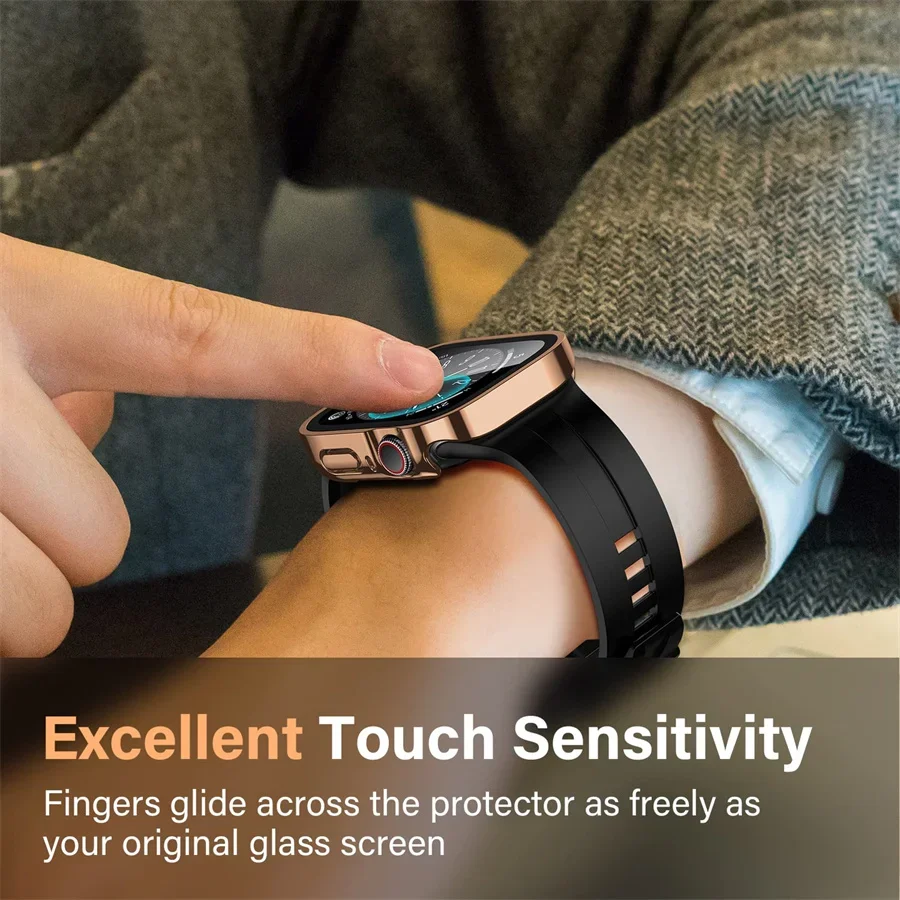 زجاج + غطاء لساعة أبل سلسلة 9  - مراجعة Garmin Smartwatch Accessories وسعره
