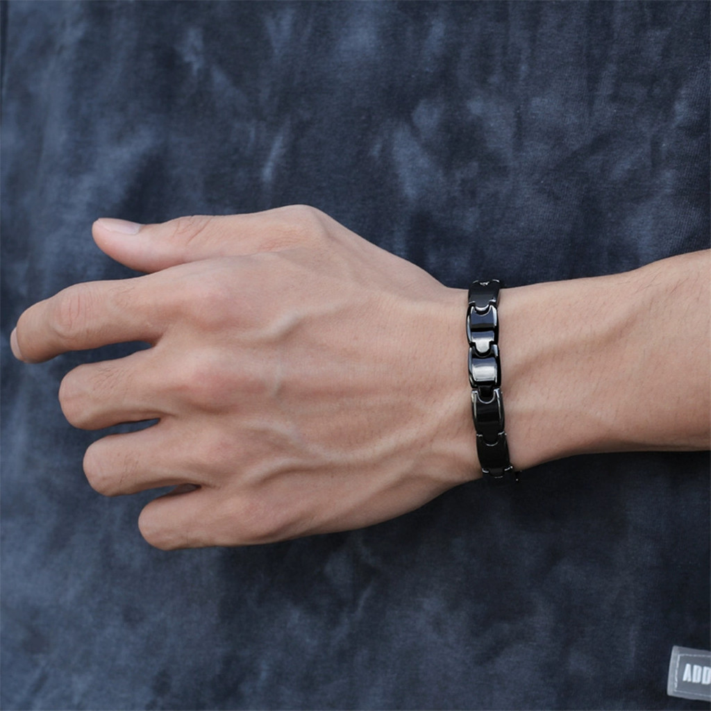 هدايا مجوهرات سوار مغناطيسي من - مراجعة Ceramic Link Bracelet وسعره