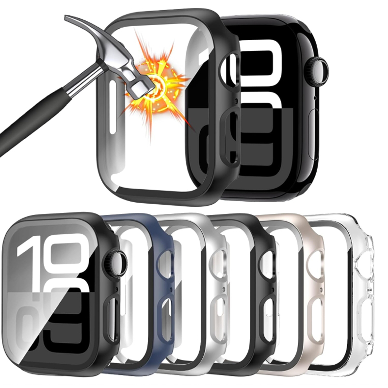 غطاء زجاجي + حافظة لساعة أبل 4 - مراجعة Smartwatch Band Accessories وسعره