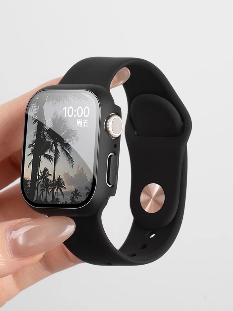 غطاء لساعة أبل 10/9/8/7/6/5/SE - مراجعة Smartwatch Band Accessories وسعره