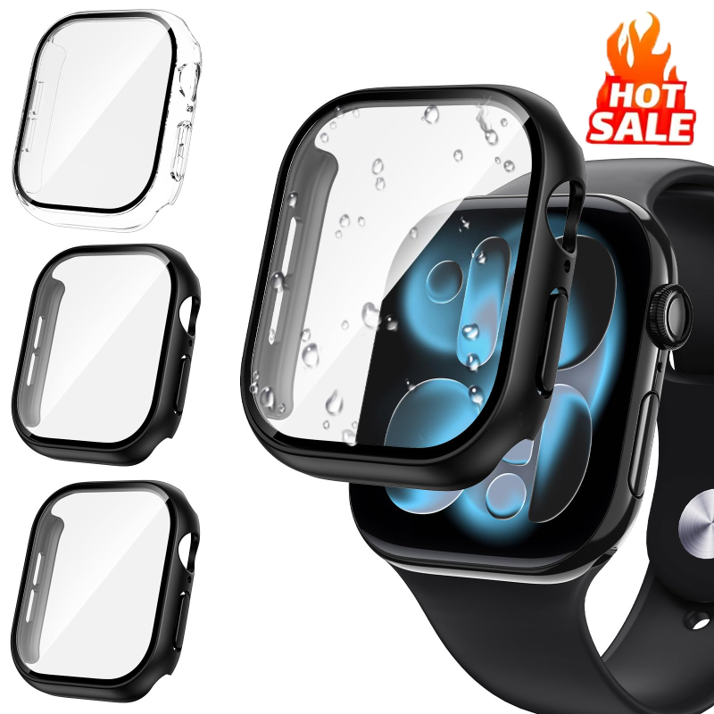 3 قطعة زجاج + غطاء لساعة أبل 4 - مراجعة Smartwatch Band Accessories وسعره