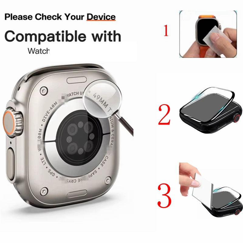 3 واقيات شاشة + غطاء واحد لساع - مراجعة Smartwatch Band Accessories وسعره