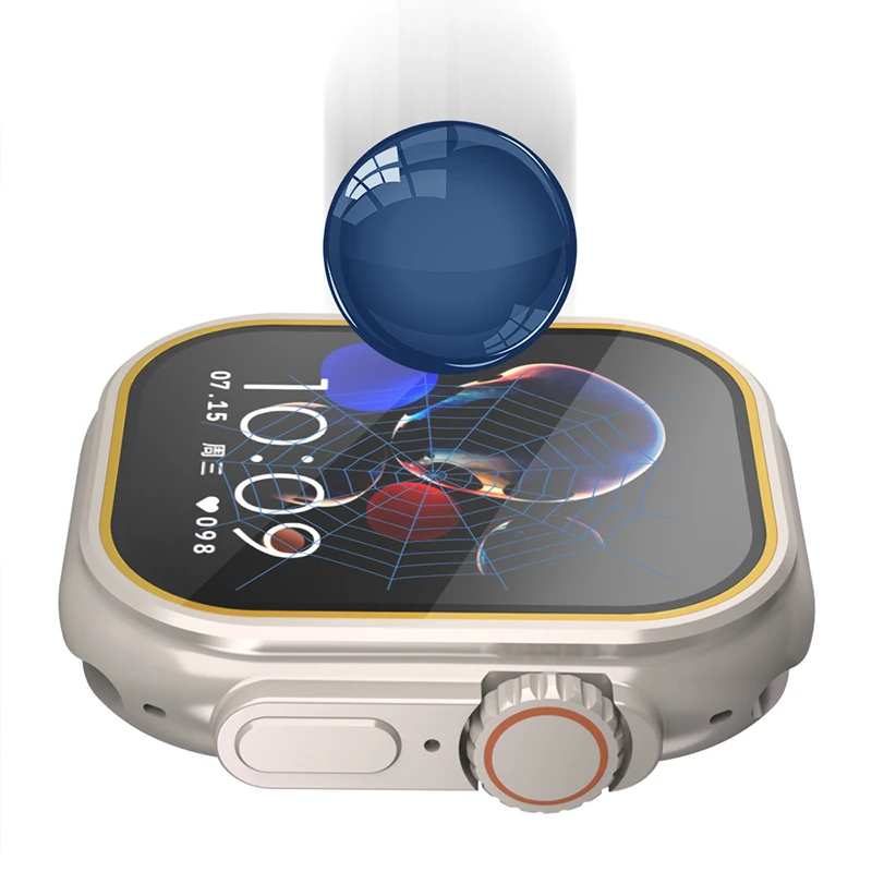 طبقة من الزجاج المقسى لساعة أب - مراجعة Smartwatch Band Accessories وسعره