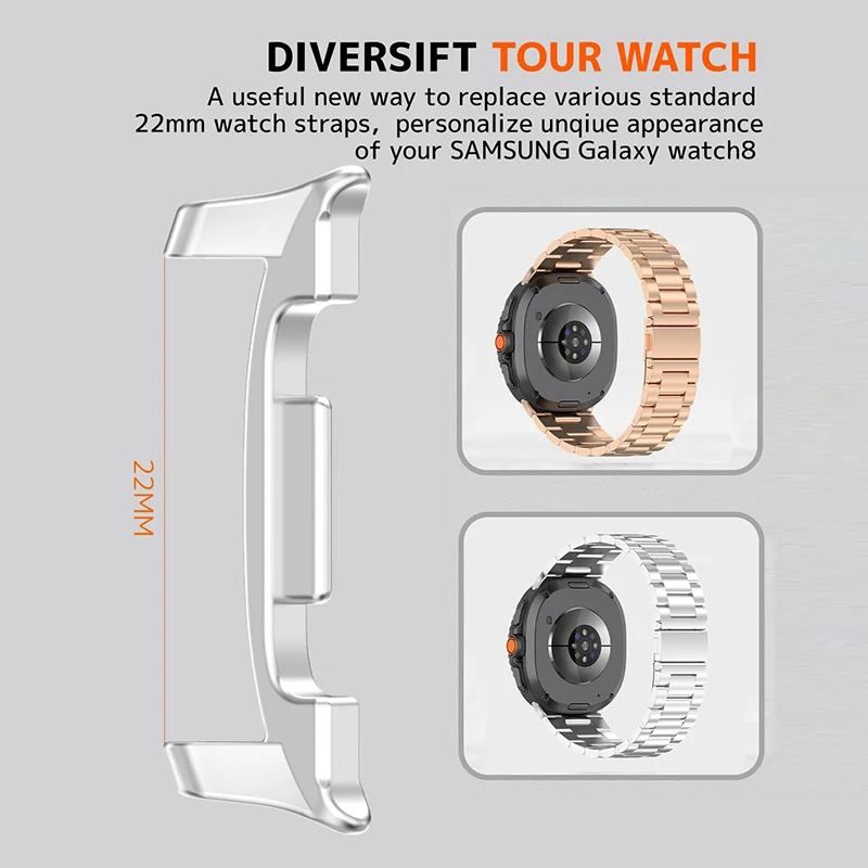 22 مللي متر حزام الساعات موصل  - مراجعة Smartwatch Band Accessories وسعره