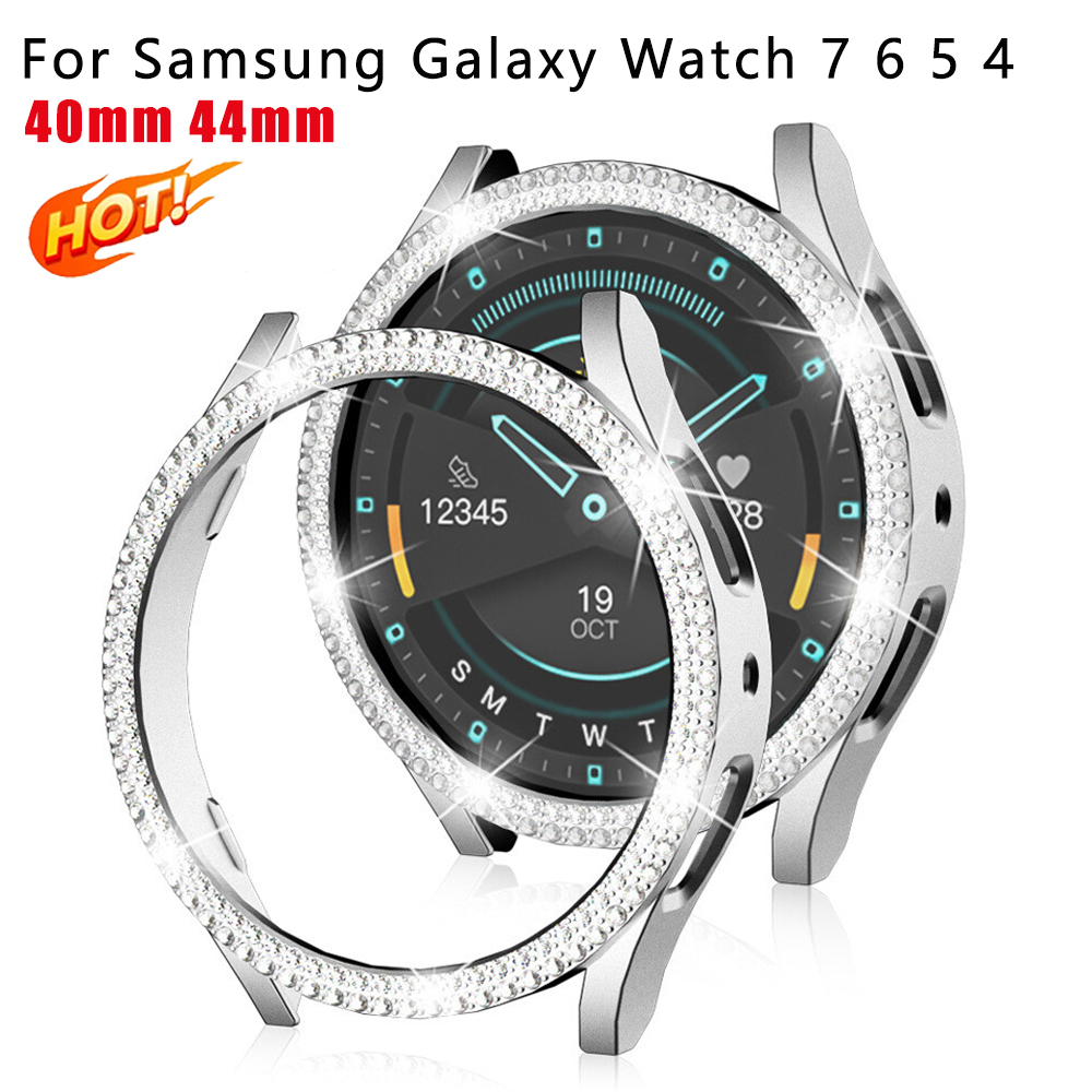 غطاء حماية شفاف مرصع بالألماس  - مراجعة Accessories For Galaxy Watch 5 وسعره
